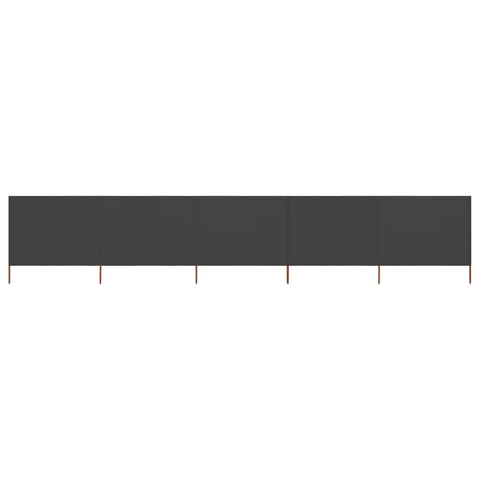 5-panel Wind Screen Fabric Anthracite