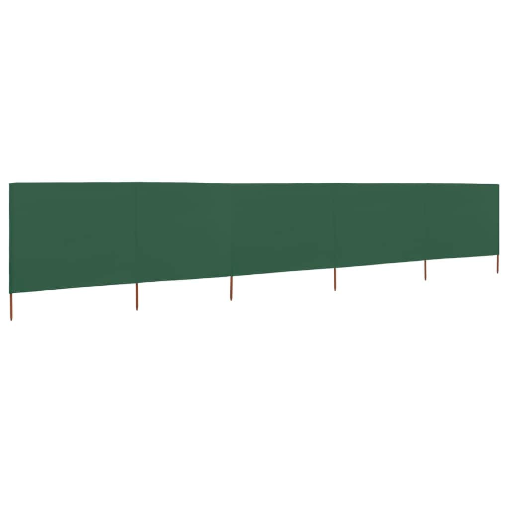 5-panel Wind Screen Fabric Green