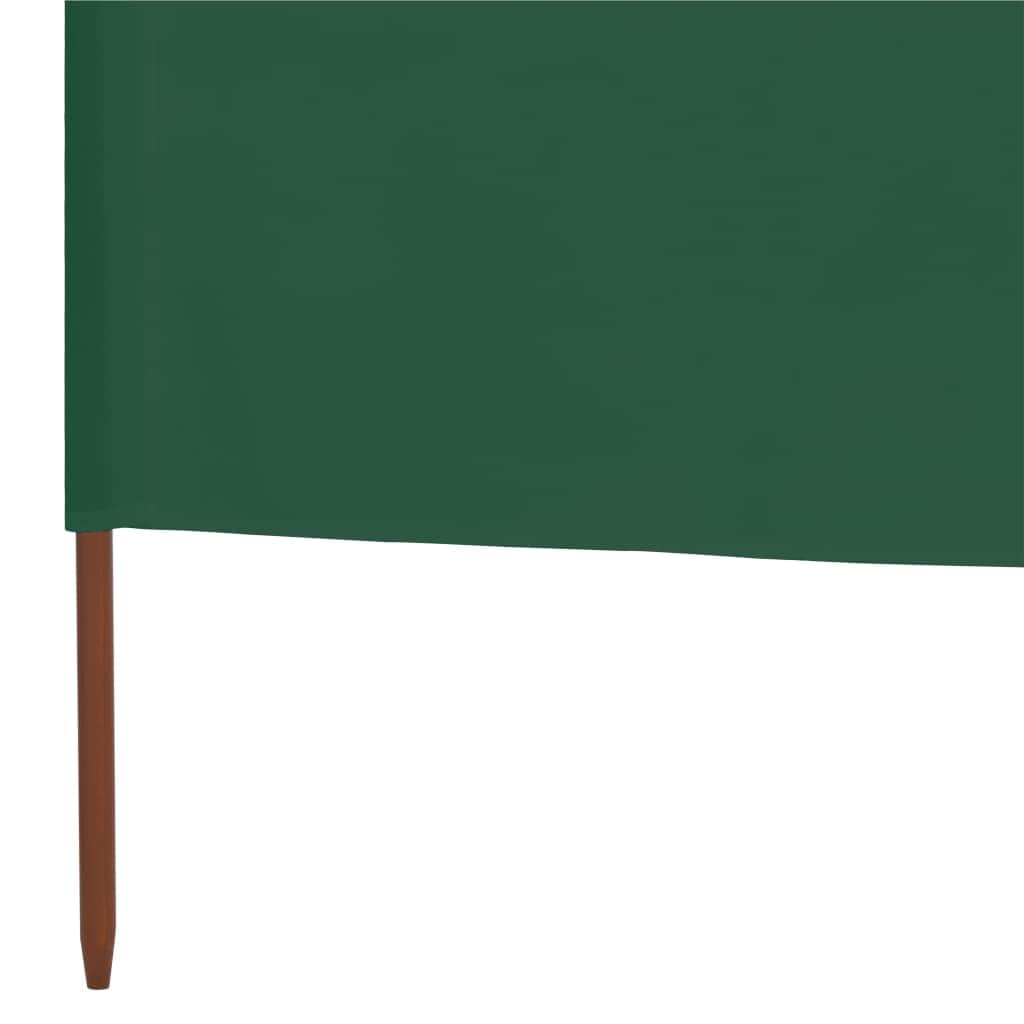 5-panel Wind Screen Fabric Green