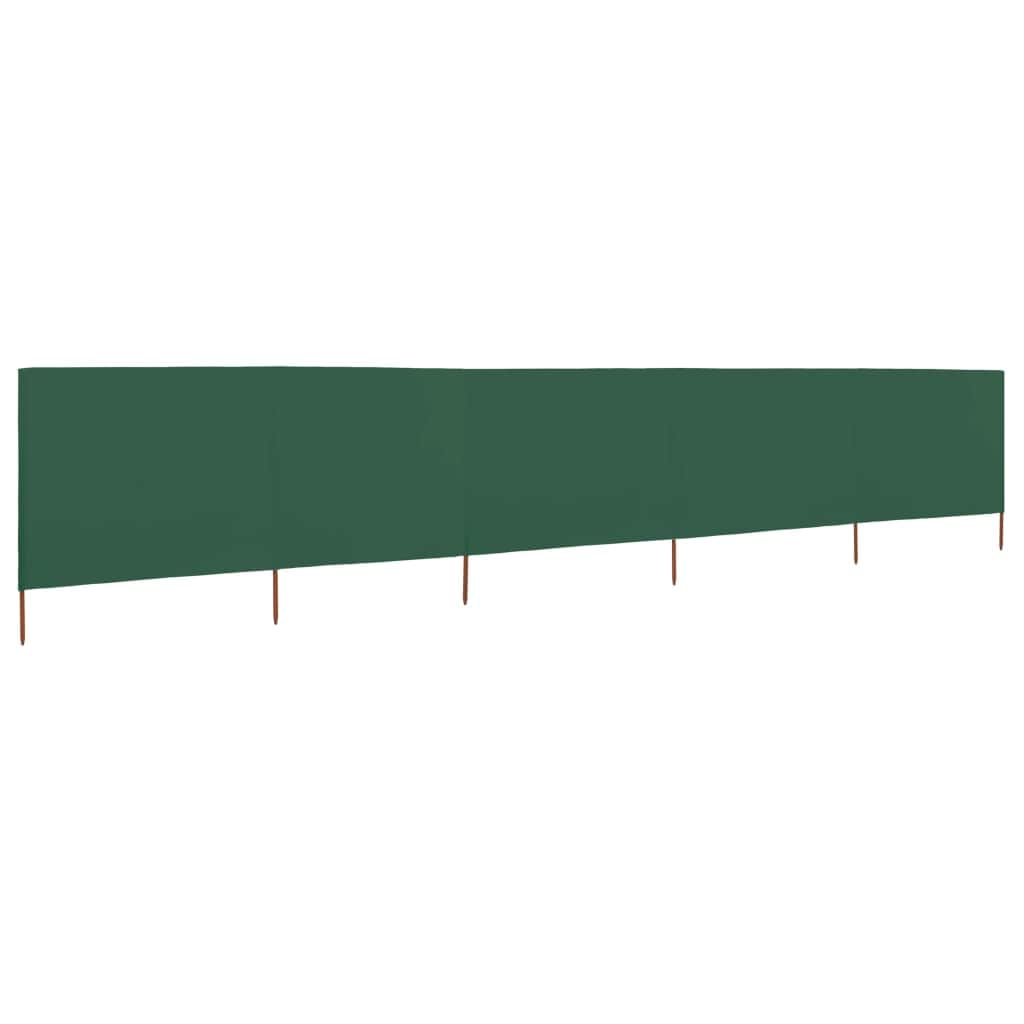 5-panel Wind Screen Fabric Green