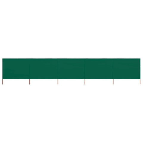 5-panel Wind Screen Fabric Green