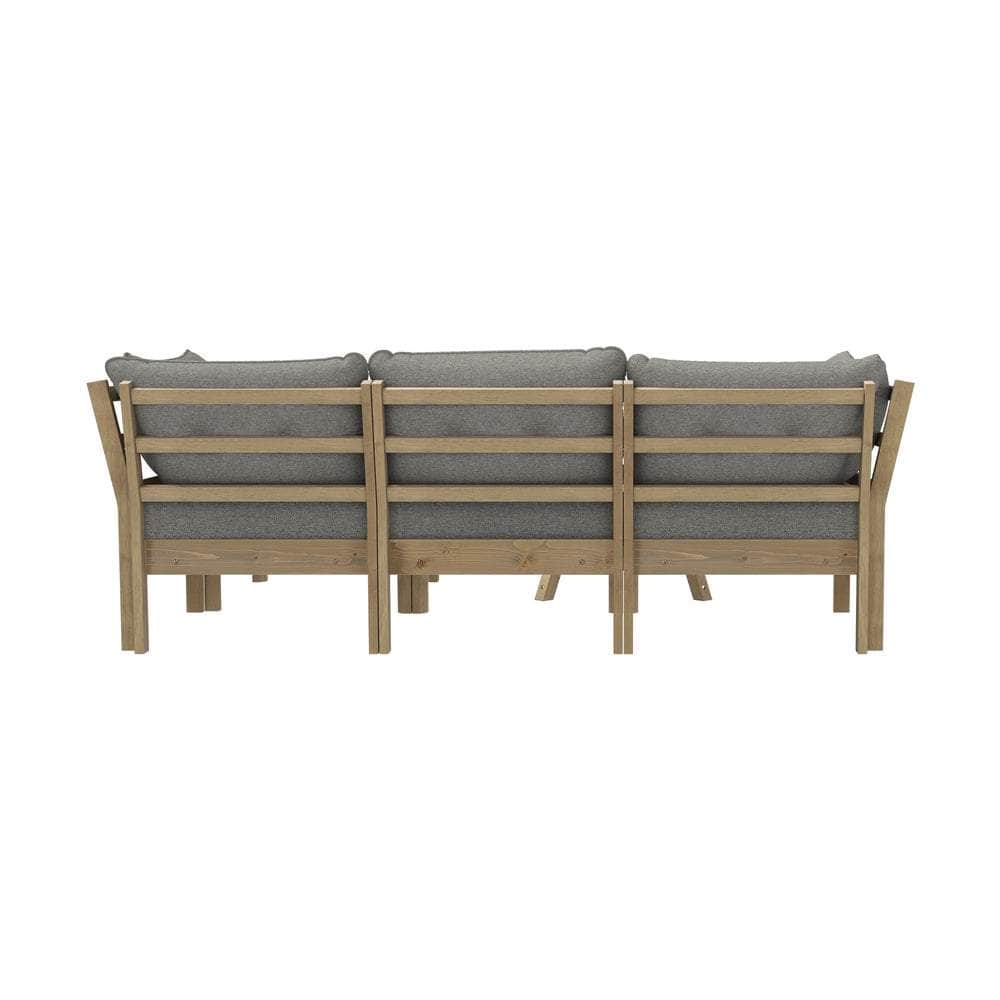 5-Piece Outdoor Sofa Set Garden Lounge Patio Furniture Weather-Resistant