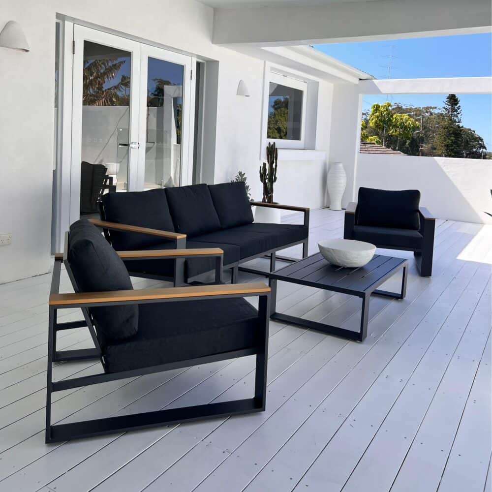 5 Seater Grandeur Lounge Suite White