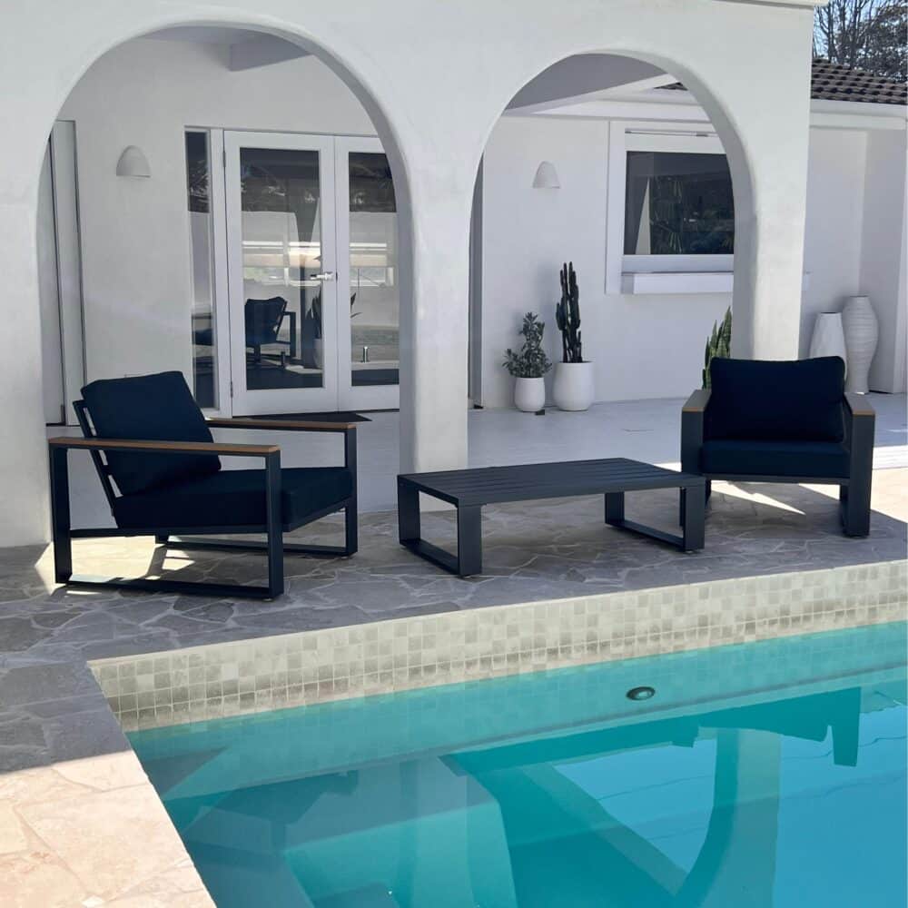 5 Seater Grandeur Lounge Suite White