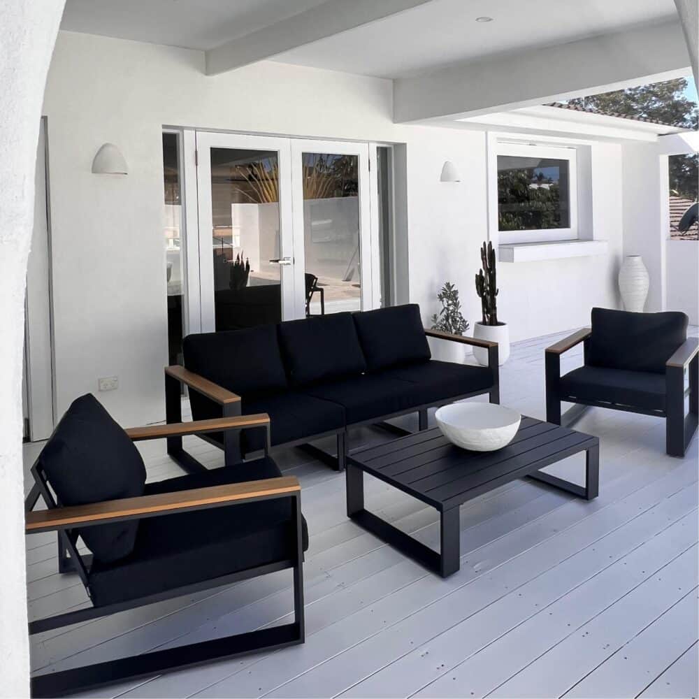 5 Seater Grandeur Lounge Suite White