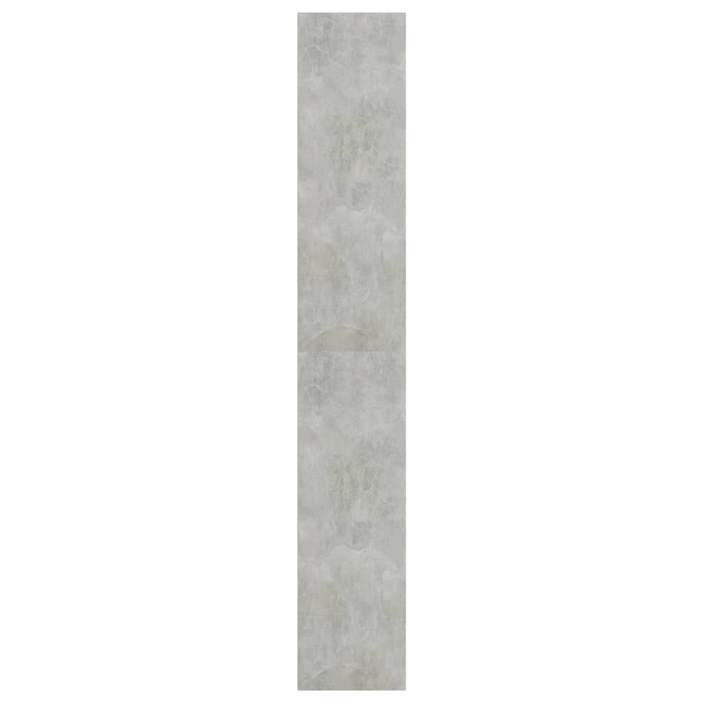 5-Tier Book Cabinet Concrete Grey - Chipboard