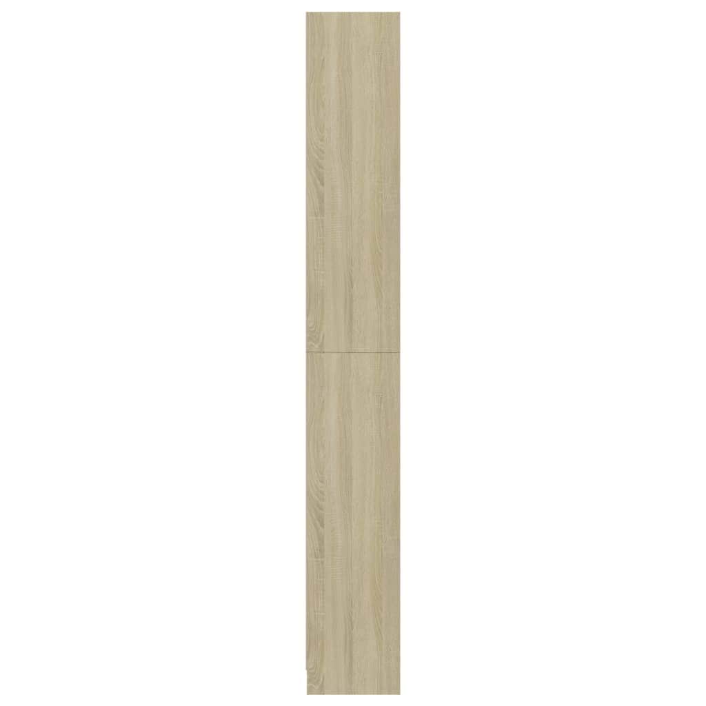 5-Tier Book Cabinet Sonoma Oak Chipboard