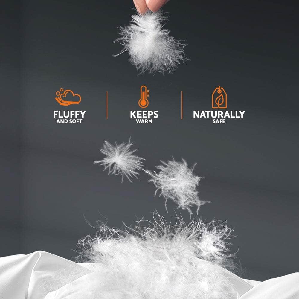 500Gsm Goose Down Feather Quilt Queen