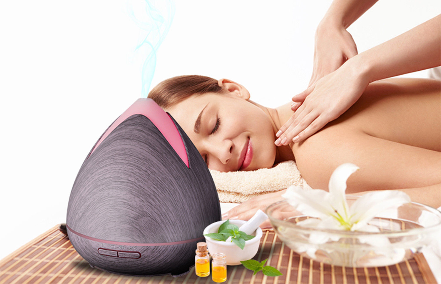 PureSpa Ultrasonic Diffuser - Violet