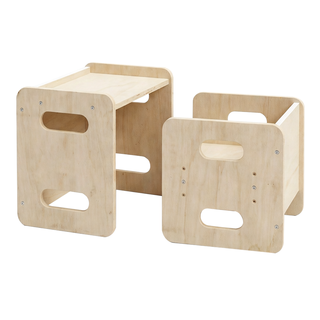 Kids Table And Chair Set Adjustable 33.5x33x33cm