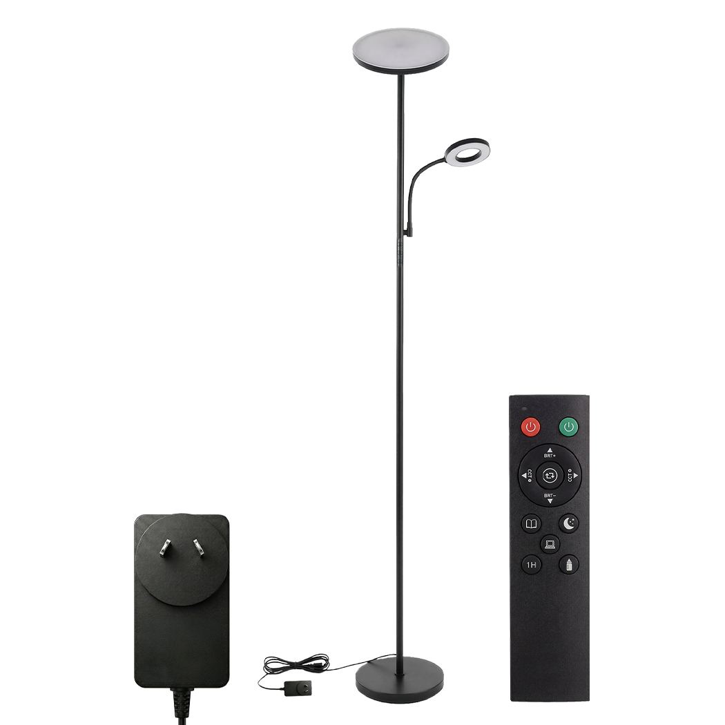 Floor Lamp 2-in-1 Reading Light Remote Timer | Simpledeals