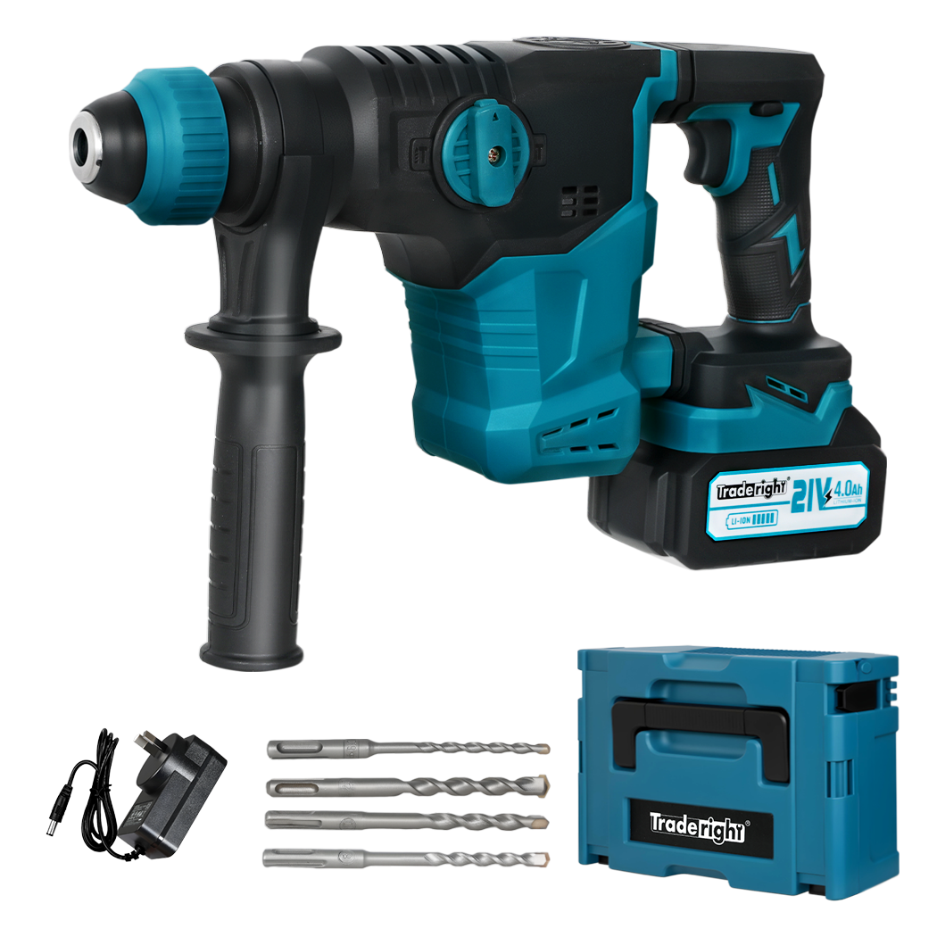 Cordless Rotary Hammer Drill Set 33.5x17cm