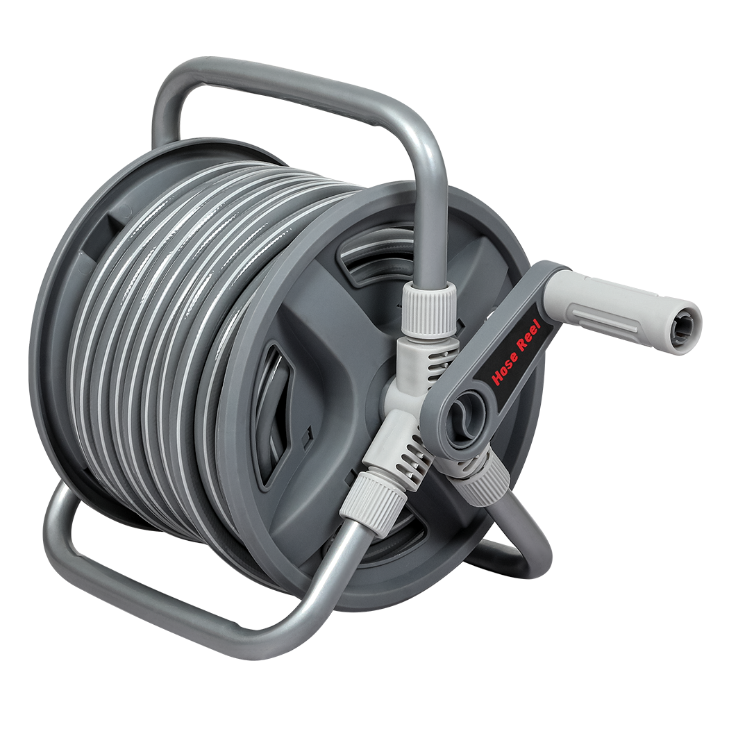Portable Hose Reel 20M Grey 11x15cm