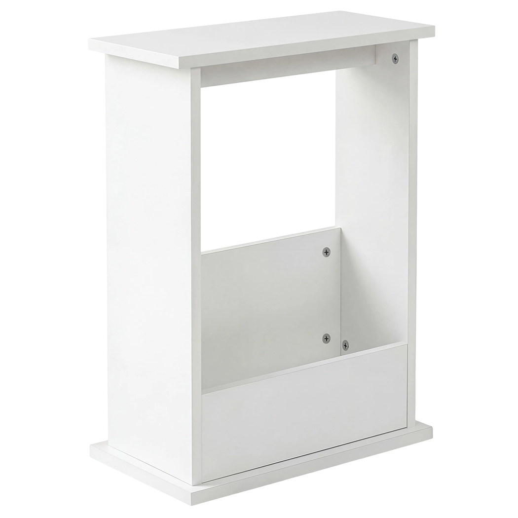 Narrow Side Table Magazine Rack Slim 18cm | Simpledeals