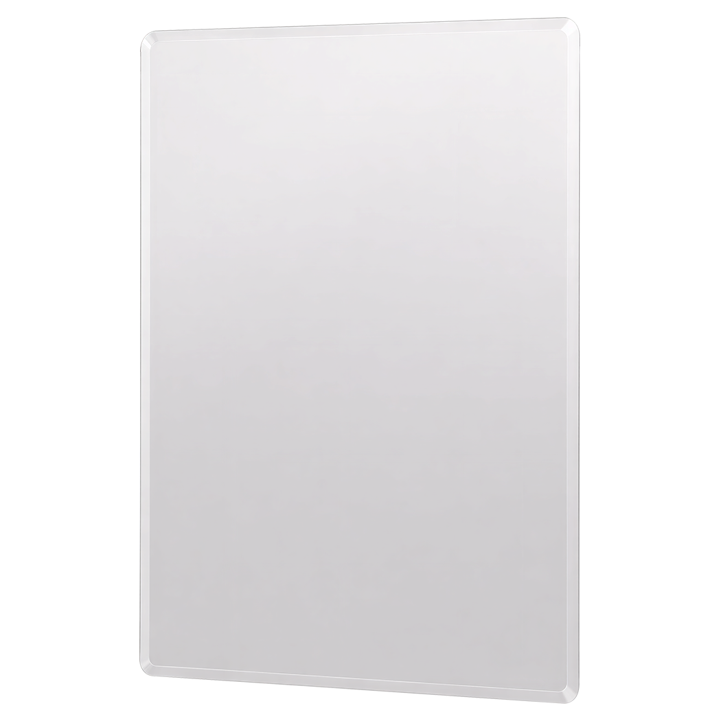 Frameless Wall Mirror Tempered Glass 60x45cm | Simpledeals