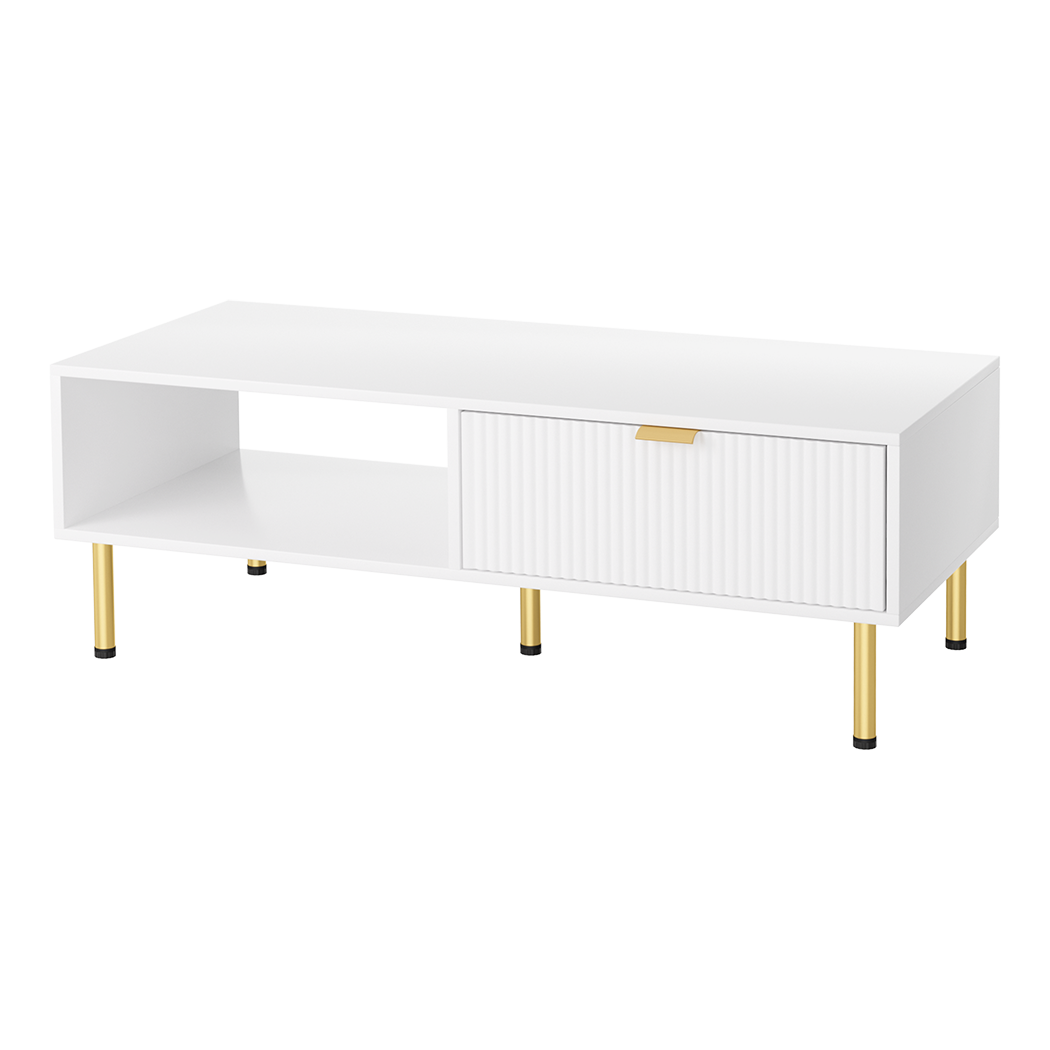 Minimalist 110cm Coffee Table  Multipurpose Use Classic Durable