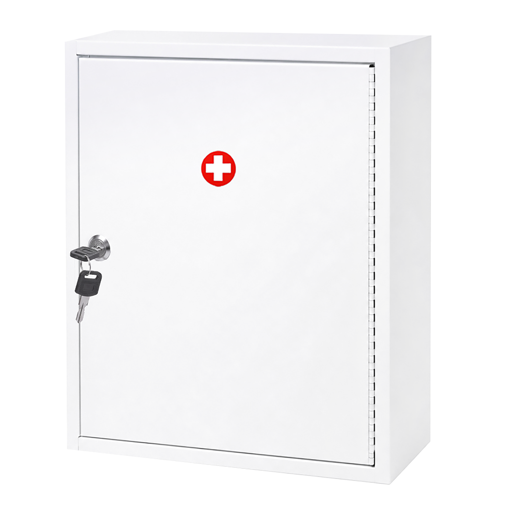 Medicine Storage Cabinet Lockable 39x32.5x14cm