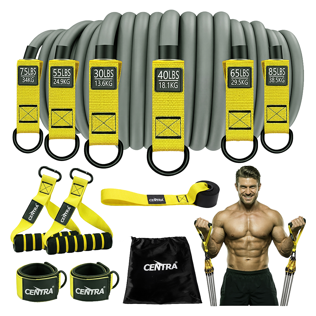 Resistance Bands Set 12Pcs 350LB Workout Kit | Simpledeals