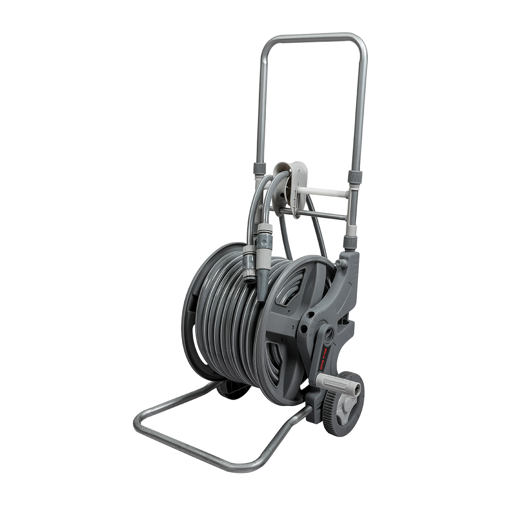 Portable Hose Reel 45M Grey 11x15cm