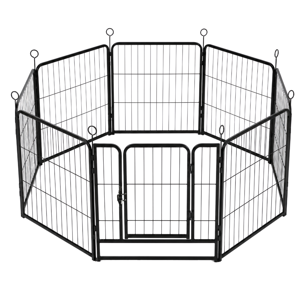 Metal Dog Playpen Foldable 56x60cm