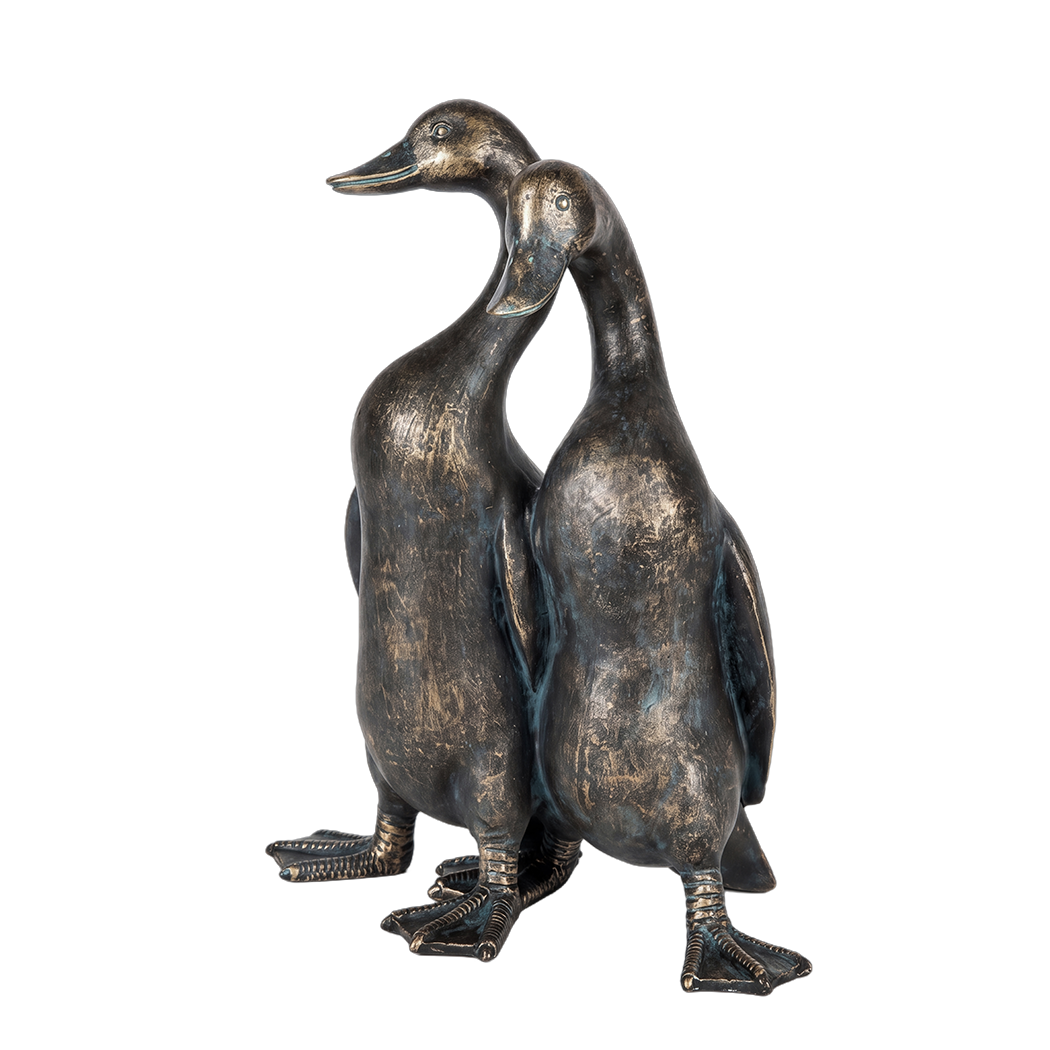 Duck Garden Statue Resin Antique Bronze | Simpledeals