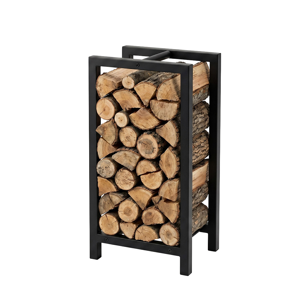 Firewood Rack Metal Log Holder Indoor Outdoor | Simpledeals