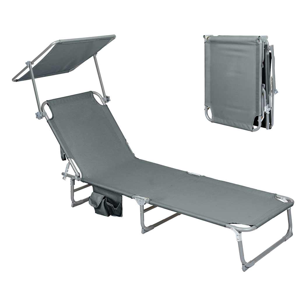 Foldable Lounge Chair With Canopy 22x0.8cm
