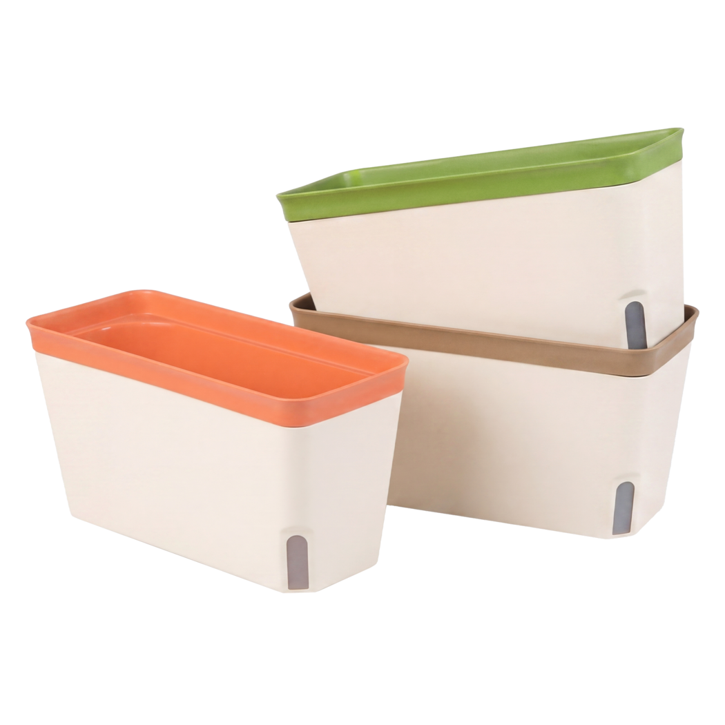 Self Watering Plant Pots 3 Pack Indoor | Simpledeals