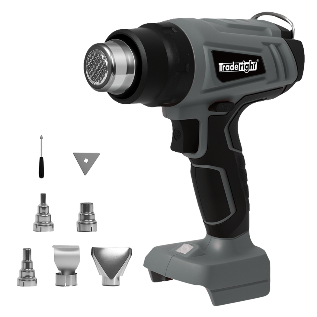 Cordless Heat Gun Kit 500°C 17x7.5x20.5cm