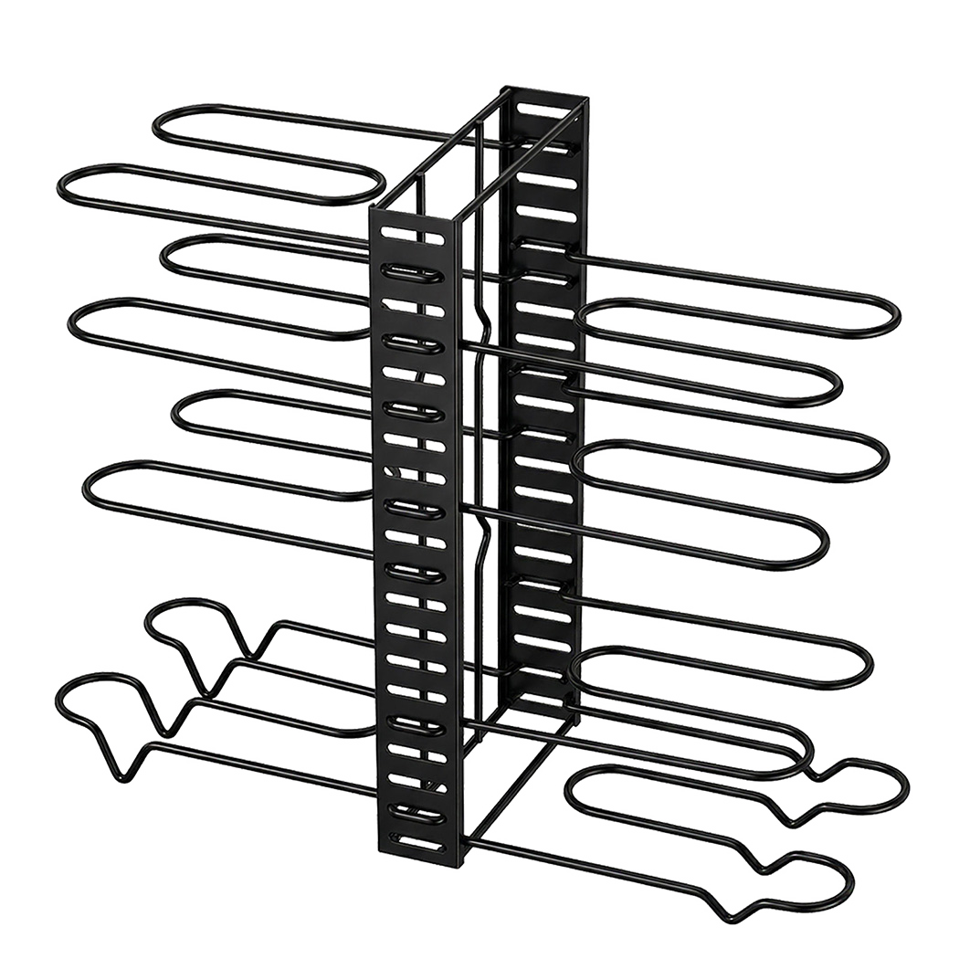 8 Tier Pot Pan Rack Organiser Kitchen | Simpledeals
