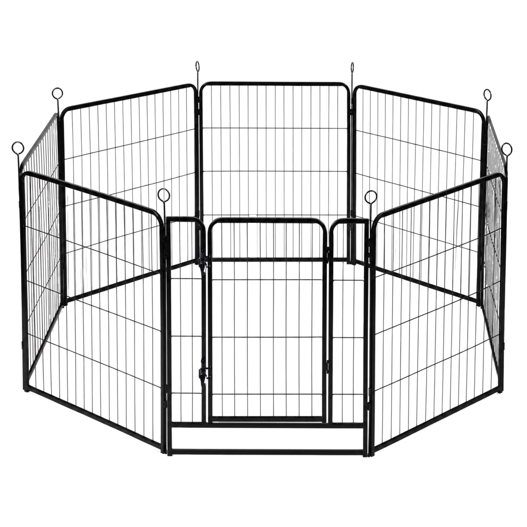 Dog Playpen Folding Steel Pen 68x80cm