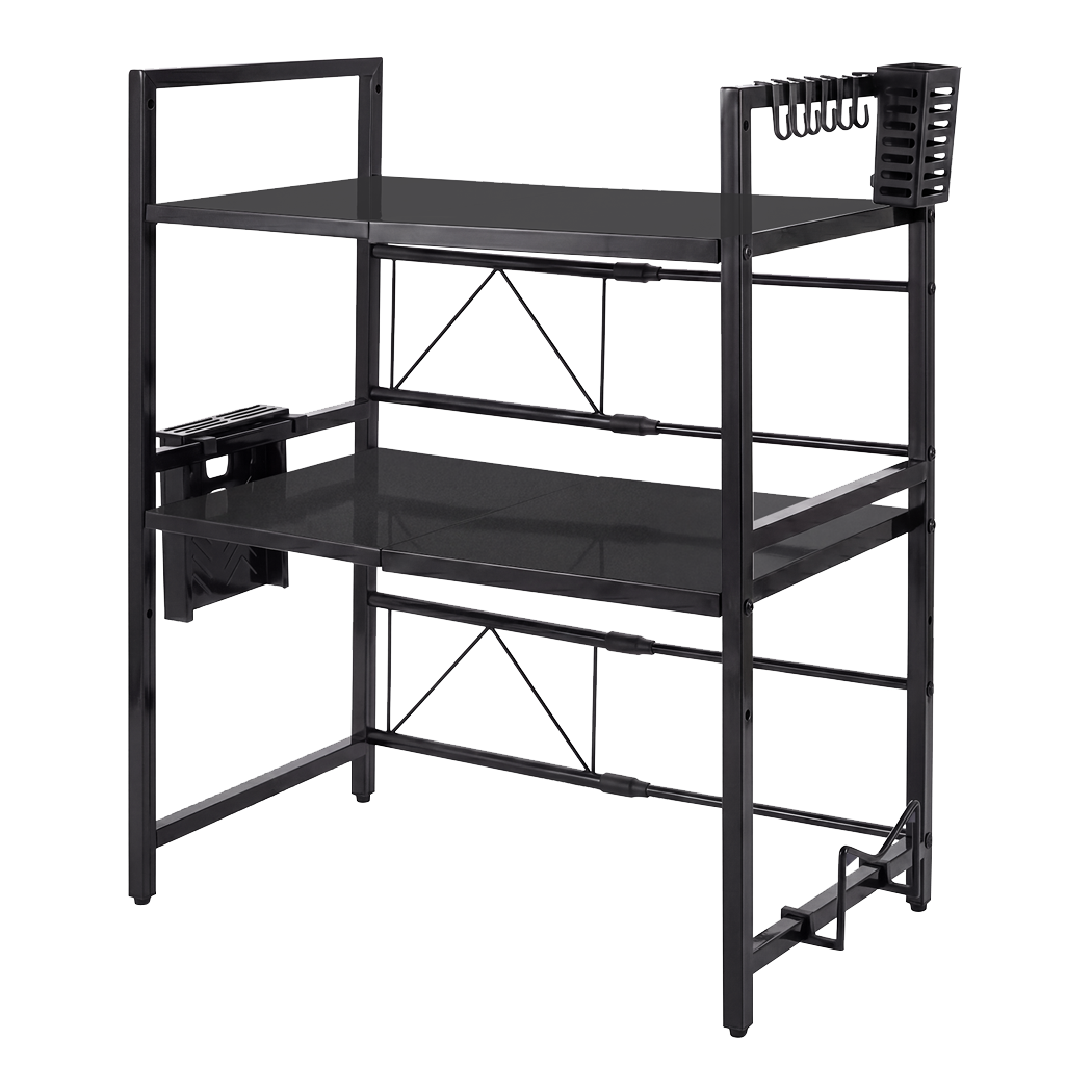 3 Tier Adjustable Microwave Shelf Kitchen Rack | Simpledeals