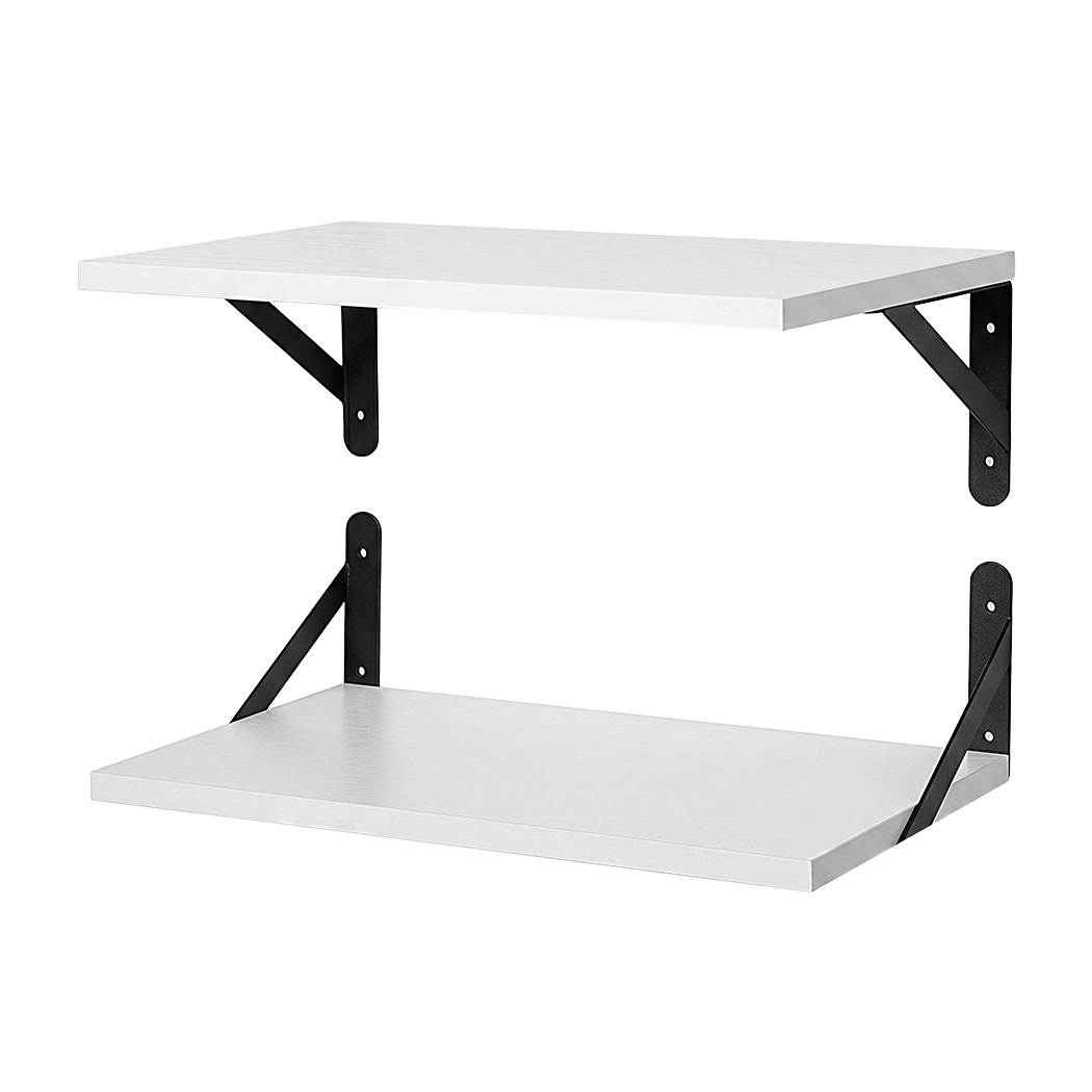 Floating Wall Shelves 2Pcs Deep Mounted | Simpledeals