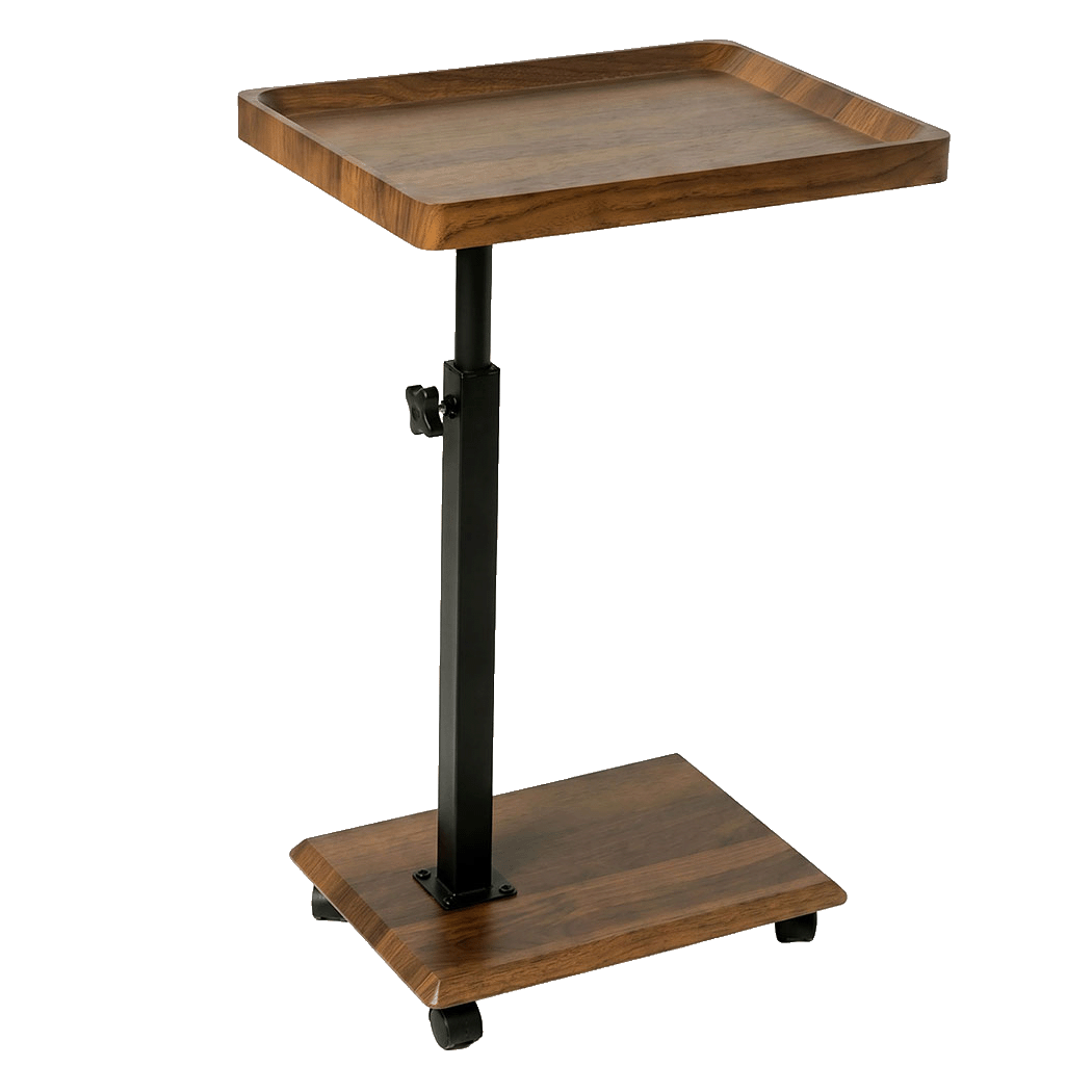 C Shaped Side Table Height Adjustable Swivel | Simpledeals