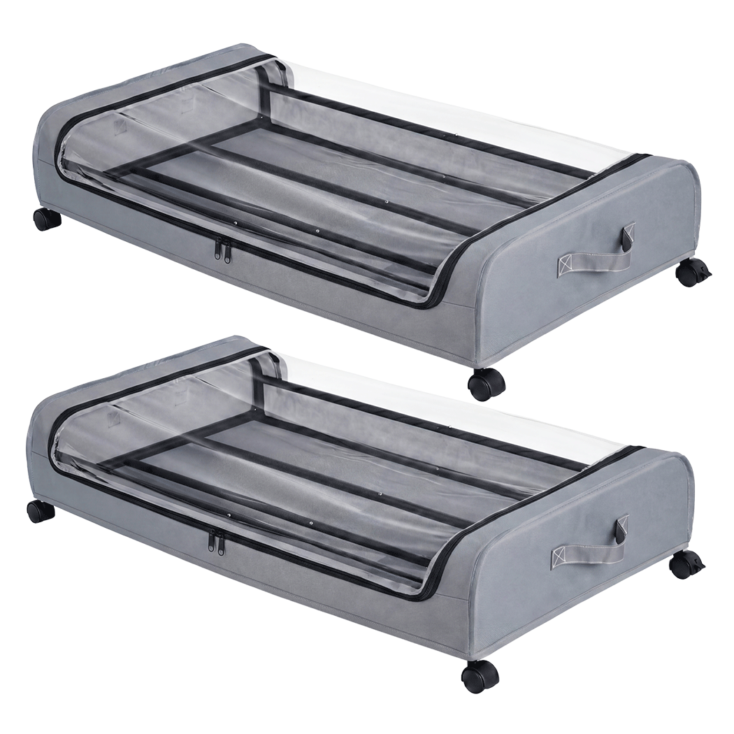 Under Bed Storage Containers Rolling 2-Pack | Simpledeals