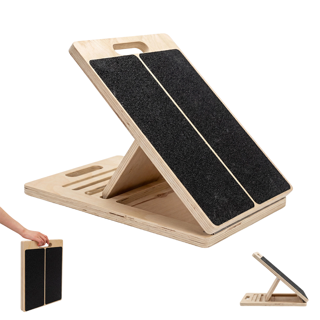 Adjustable Wooden Slant Board Calf Stretcher | Simpledeals