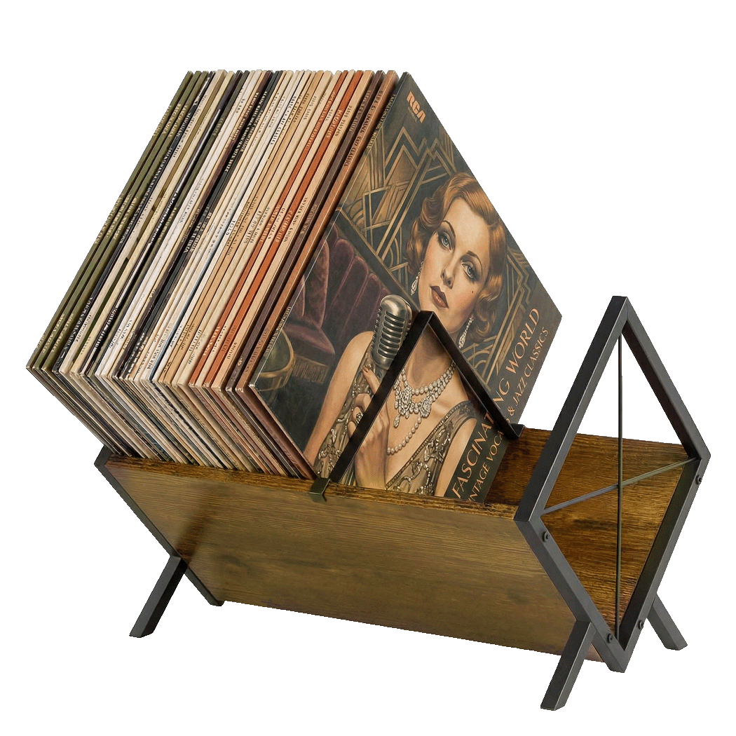 Vinyl Record Storage Rack Adjustable Shelf | Simpledeals