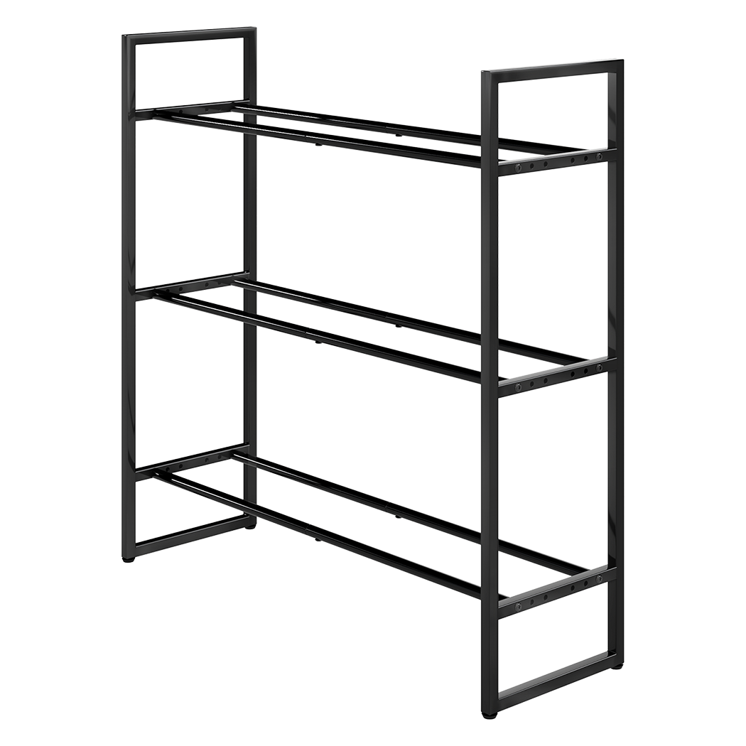 Dumbbell Rack 3 Tier Storage 80x25x80cm
