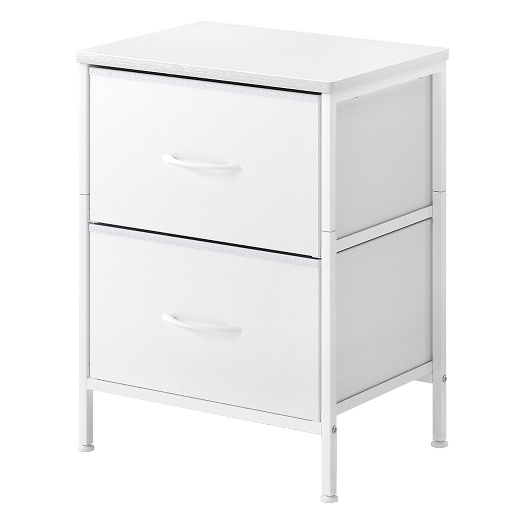 Versatile Bedside Table Storage Nightstand Bedroom Storage  Sleek