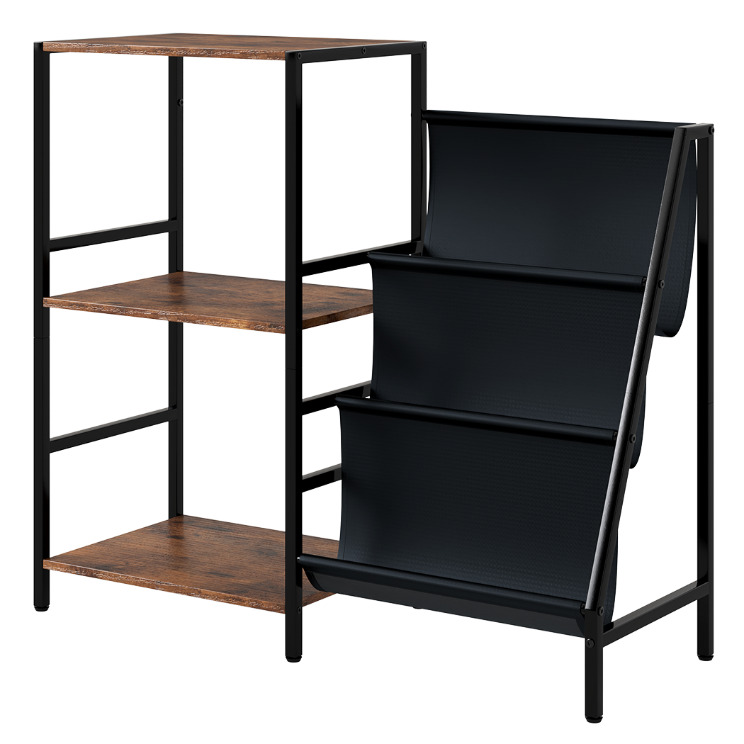 Record Player Stand Vinyl Storage 84x30x74cm