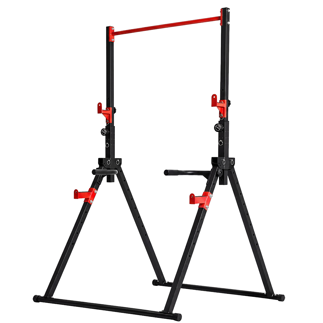 Foldable Power Tower Pull Up Dip Station 220kg | Simpledeals