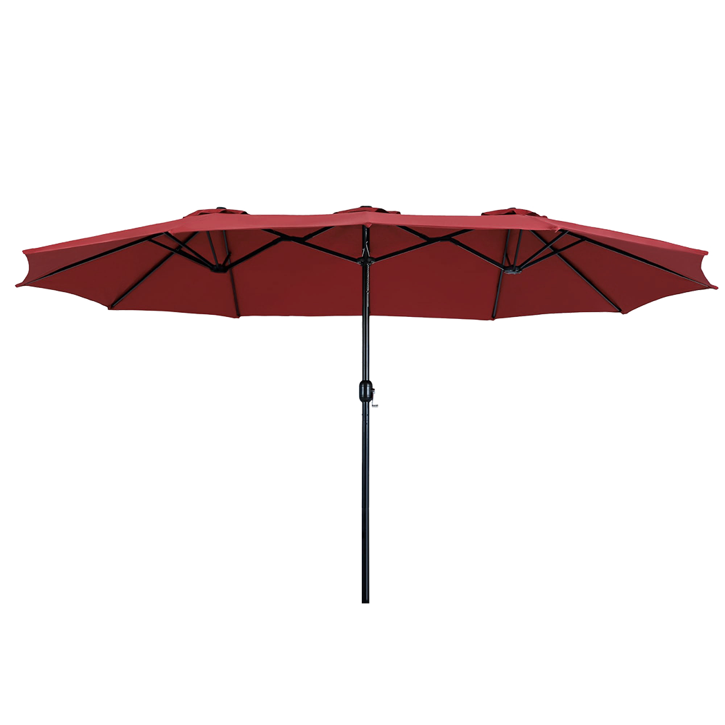 Large Red Parasol Umbrella 200x380x233cm
