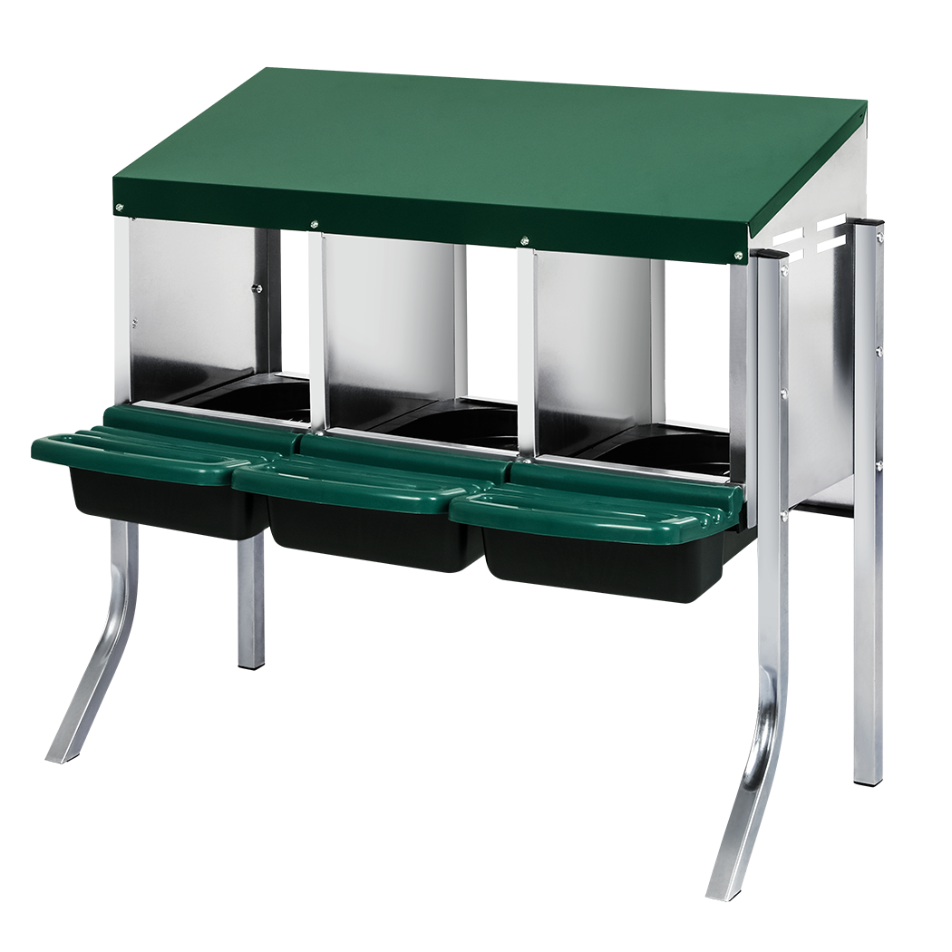 Chicken Coop Hutch Green 80x52x78.5cm