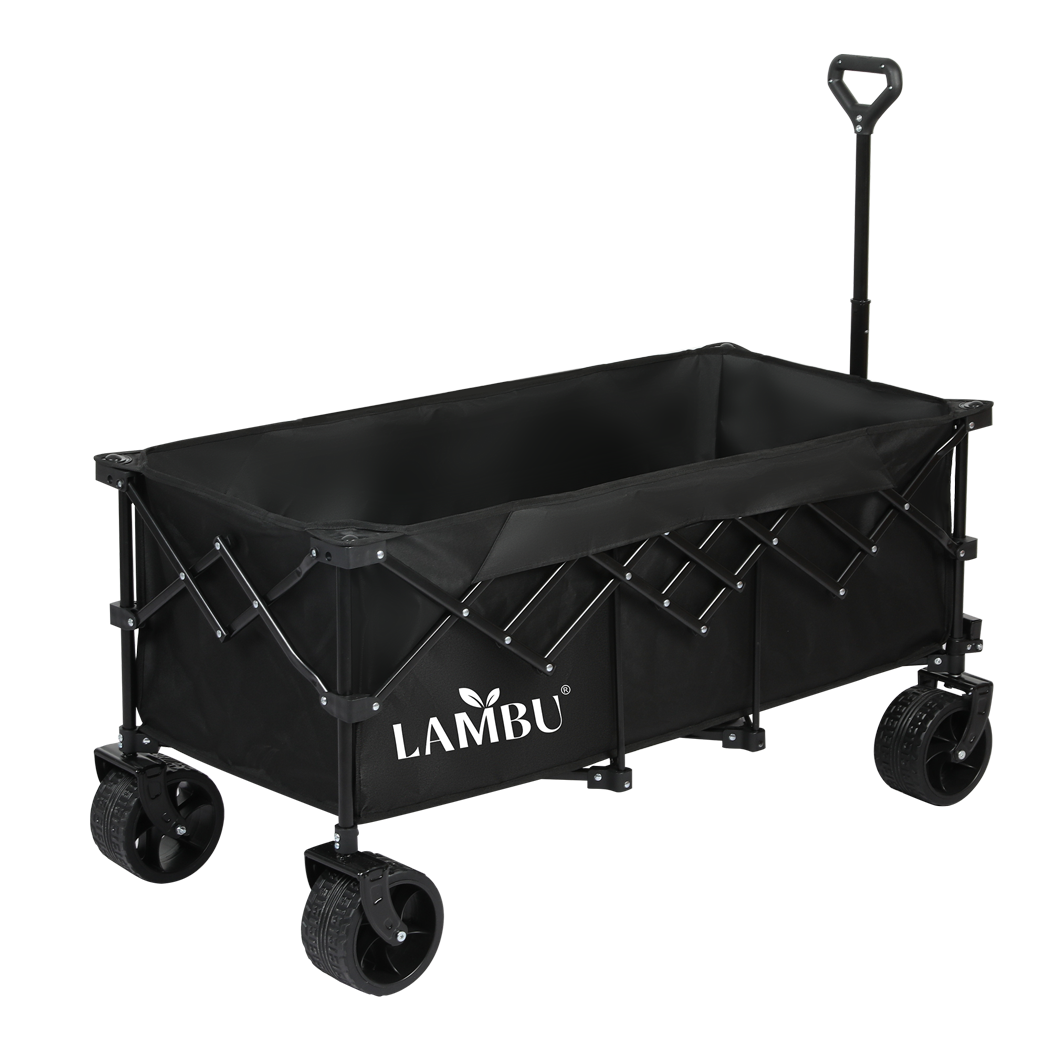 Folding Wagon Cart 300L 126x108x61.6cm