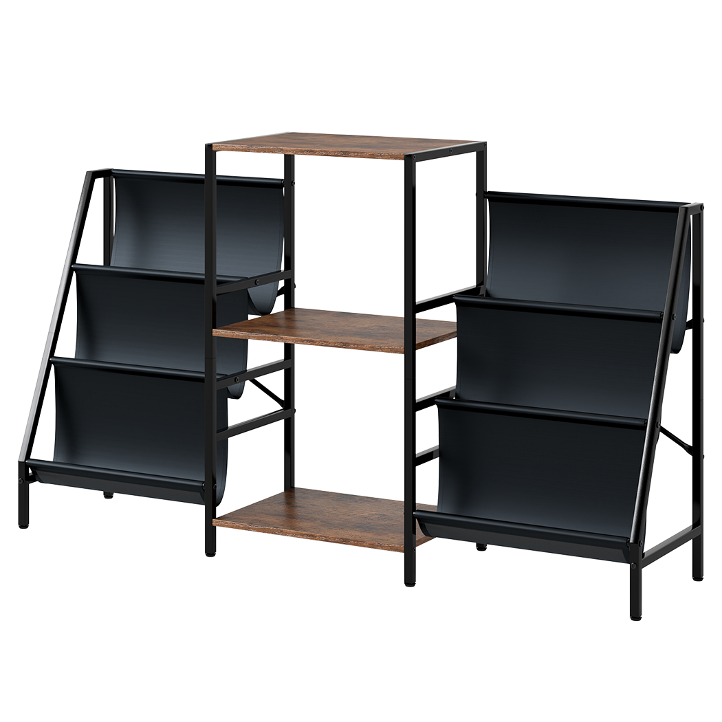 Record Player Stand Vinyl Storage 125x30x74cm