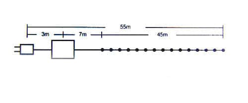 55M LED Christmas Fairy Light Clear String in Multi Color