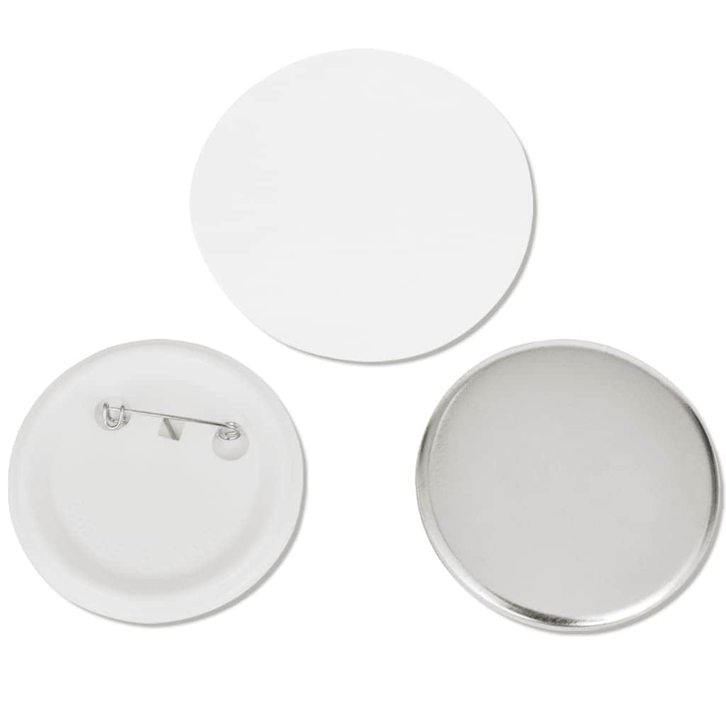 58 mm Pinback Button Parts 500 Sets - Simple deals