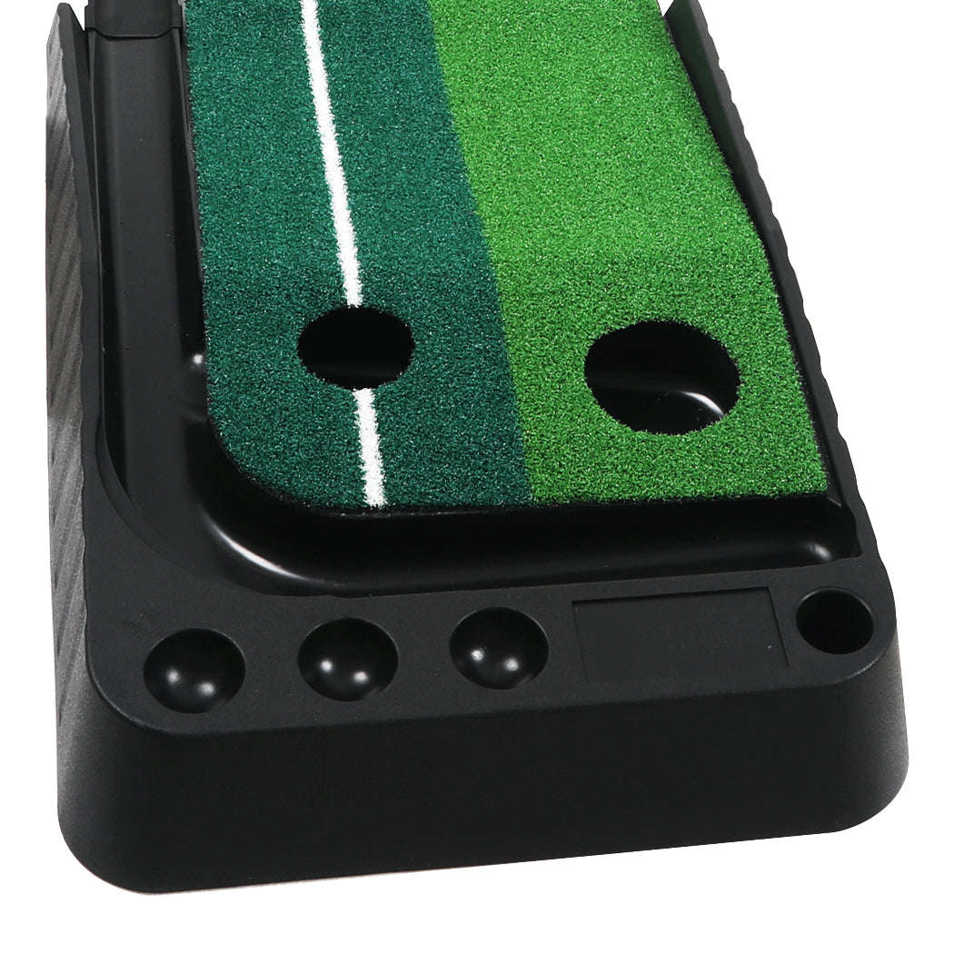 Stylish Golf Putting Mat Portable, Auto Return Practice Putter