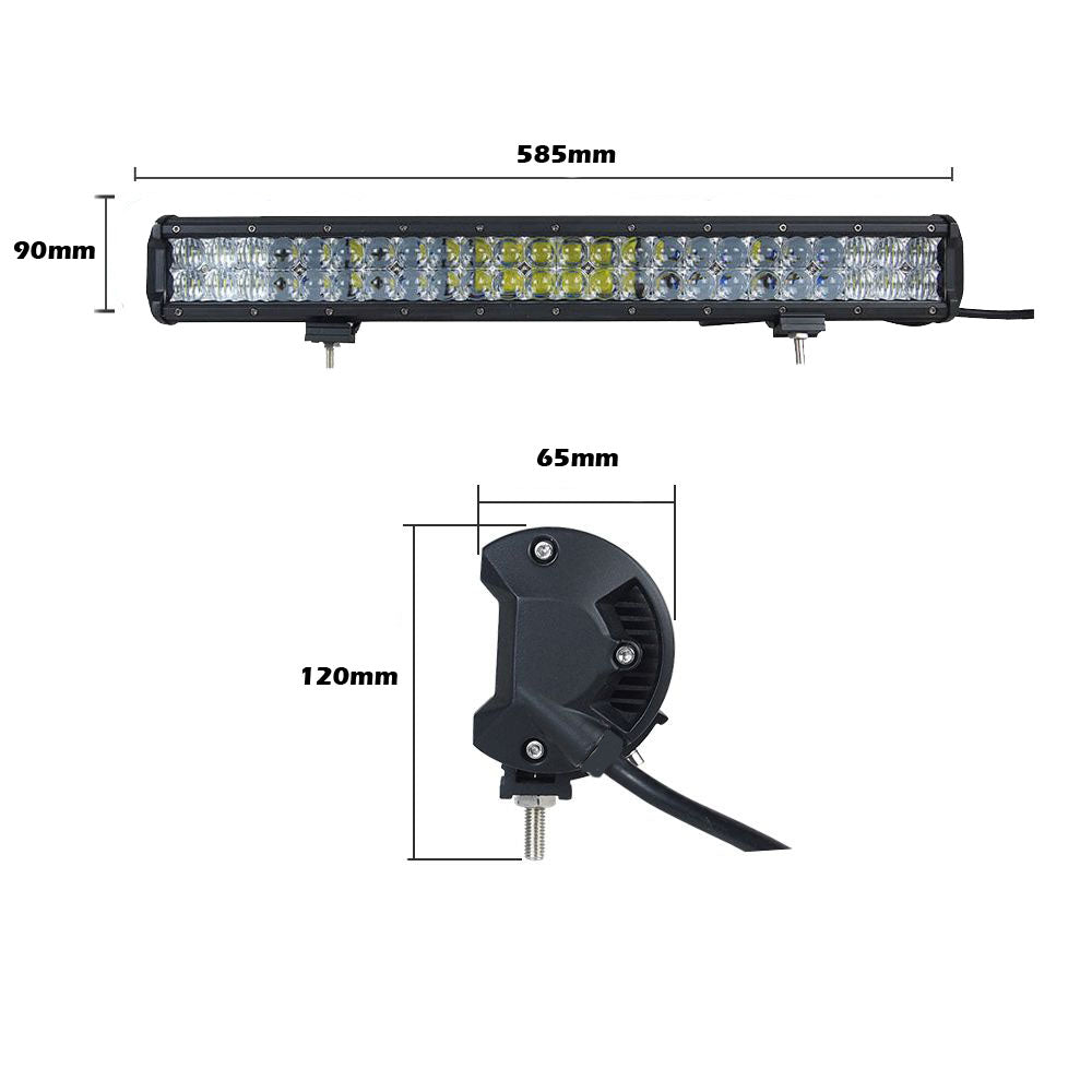 23" Osram Led Light Bar 5D 144W Combo Beam Work Lamp 4Wd