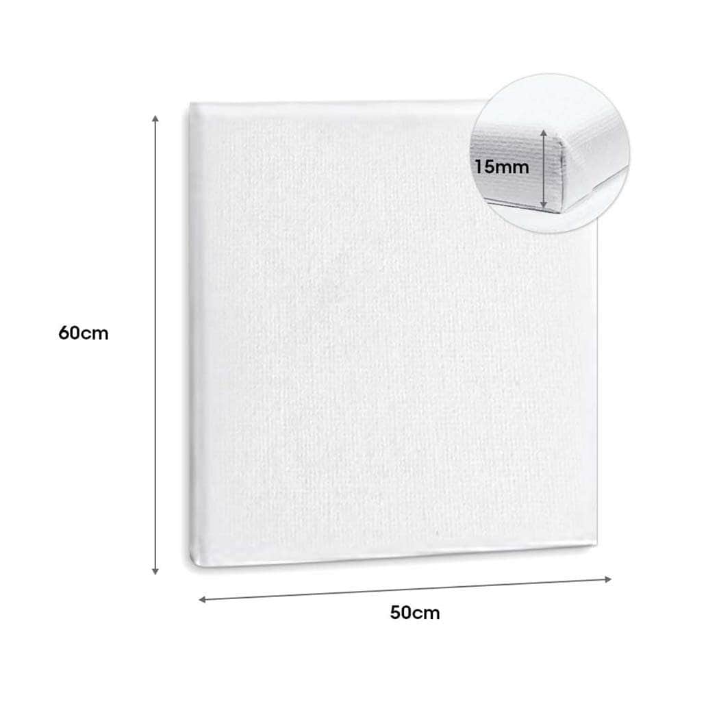5x Artist Canvas Blank - Stretched Canvases